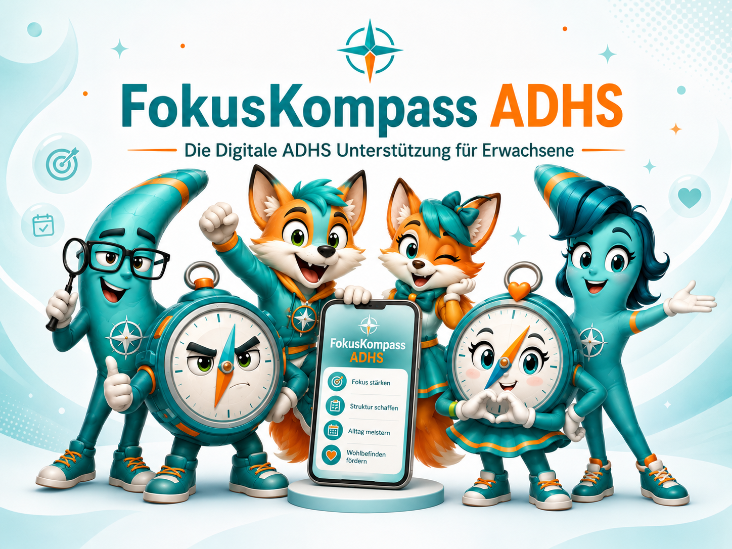FokusKompass Begleiter als visuelle Orientierung fuer KI-gestuetzte Alltagsunterstuetzung
